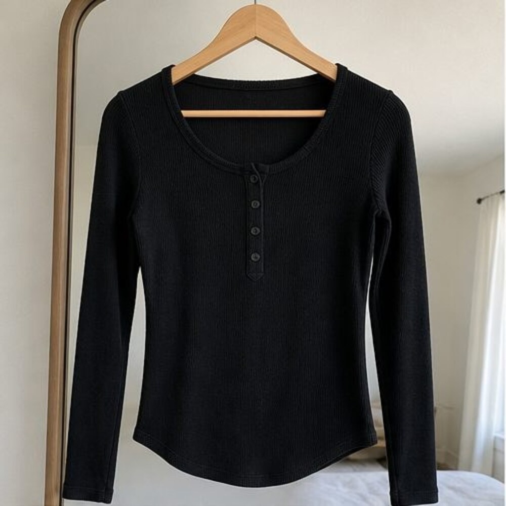 Mauve V Neck Top